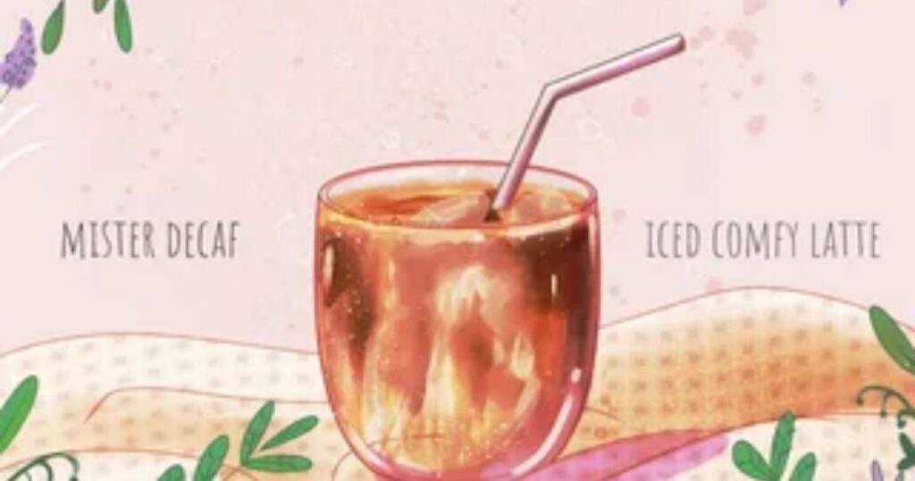 Decaf Iced Latte: