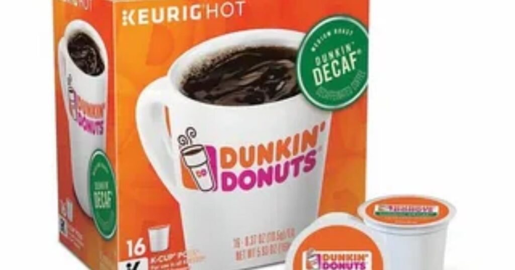 Dunkin Donut Decaf Coffee