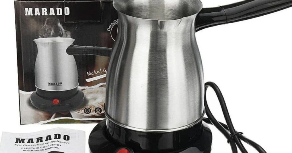 Making Arabic Coffee with an Electric Turkish Coffee Maker